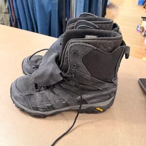 Merrell Moab 2 Decon Polar 8" waterproof boots in black suede Men's 9.5